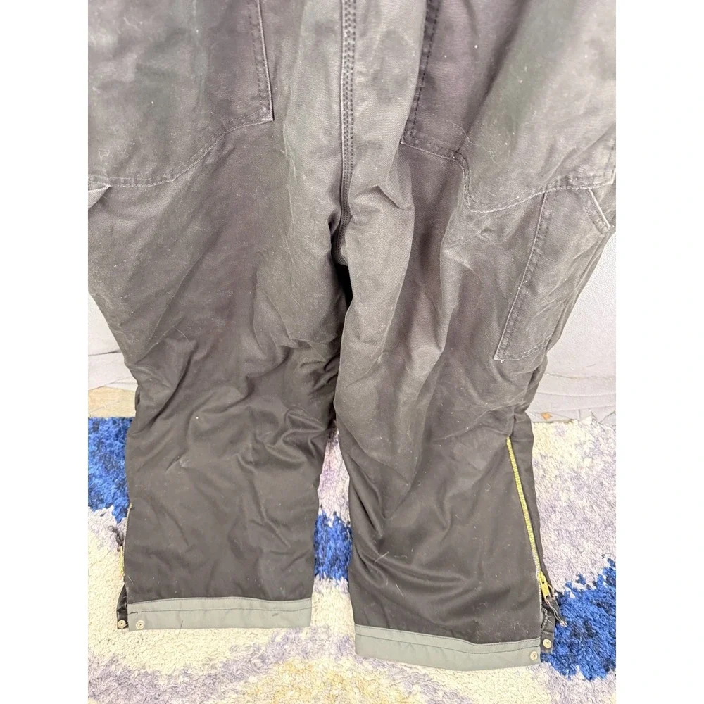 Walls Work Wear Mens Bib Insulated‎ Overalls Black Size 2XL Regular